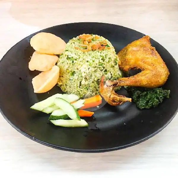 Nasi Goreng Ayam Sambal Hijau | Uncle K Bangau