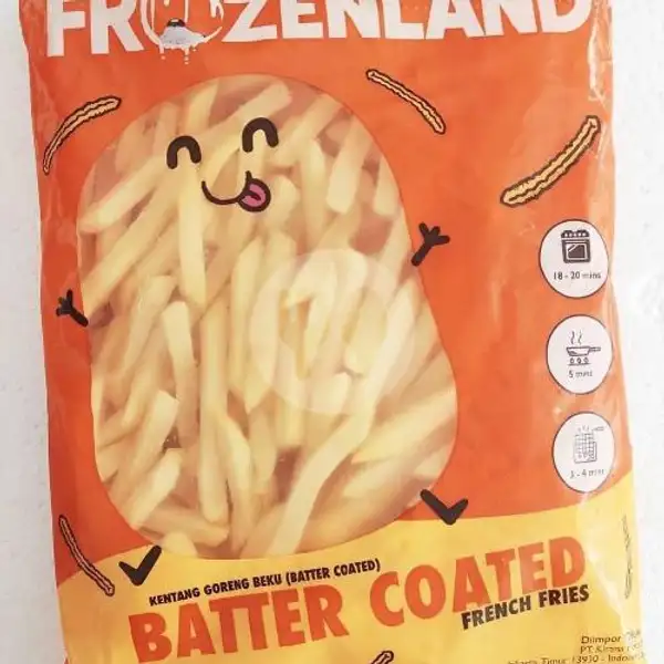 Frozenland Kentang Batter Coated | White Soil Frozen Food, Gamping