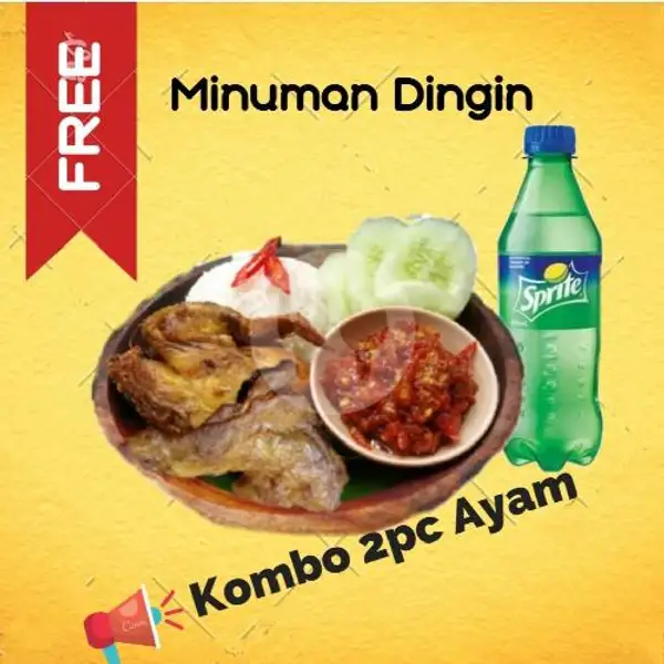 Paket KOMBO 2pc Ayam + Tahu/Tempe + FREE Es Teh Manis | Nasi Kepal, Depok