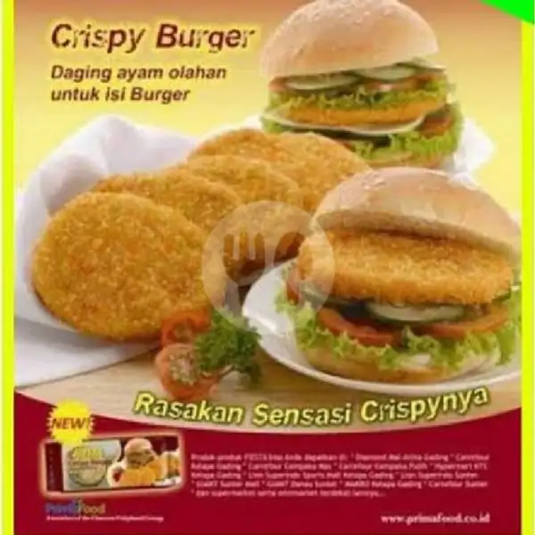 Burger Double Telur Daging Crispy + Keju | Burger Ozhan, Bilal