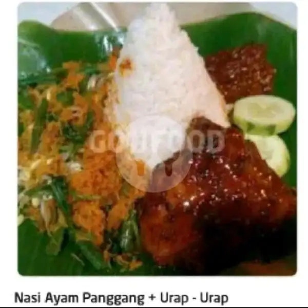 Nasi Ayam Panggang + Urap-Urap | Mungil THR, Pucang Anom