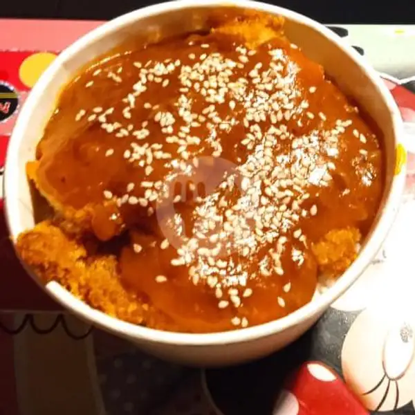Chicken Katsu Saus Bolognese + Teh Pucuk 350ml | Chicken Meymey, Ciwaruga