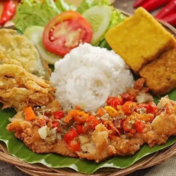 Ayam Geprek Sambal Kecombrang + Nasi | Ayam Penyet Amora Jl.pintu Air 2