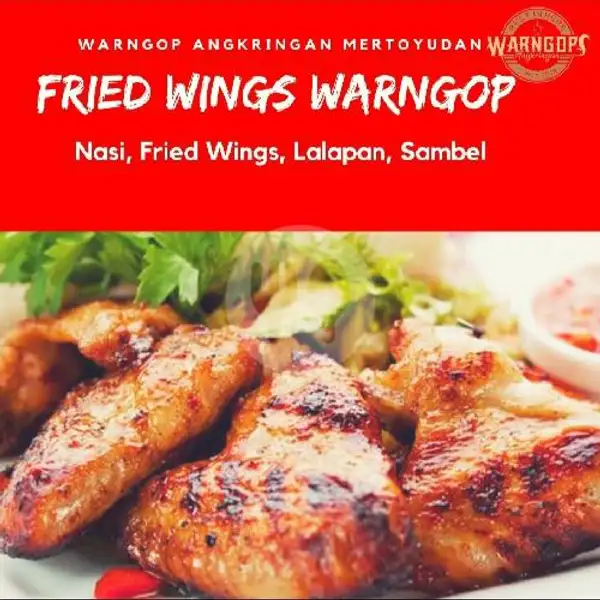 FRIED WINGS WARNGOP + 1 TEH | Warngop Angkringan II, Mertoyudan
