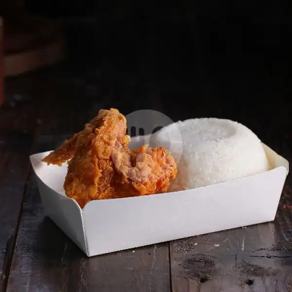 Sayap Original + Nasi | Crispy Fire Chicken