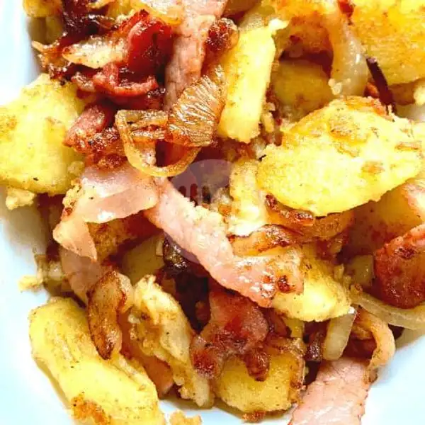 Pan Fried Potato Bacon | Oregano Bistro, Mengwi
