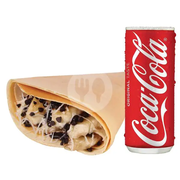 Banana Choco Cheese with Coca Cola | Dcrepes, BG Junction