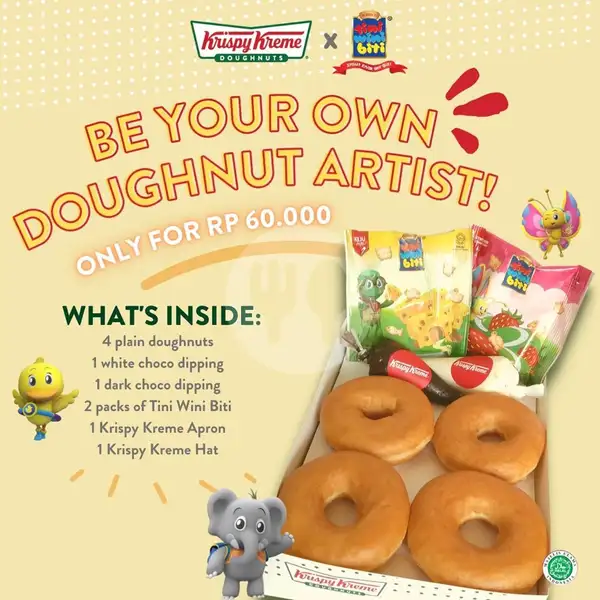 Kripy Kreme Doughnut Décor | Krispy Kreme, Summarecon Mall Bekasi
