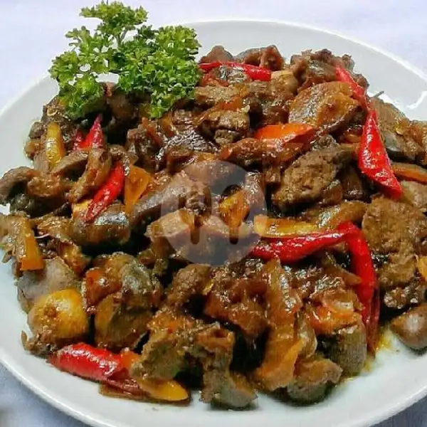 Nasi Oseng Ati Ampela | Meat and Cheese [Pisang Goreng Crispy & Bola Keju], Mlati