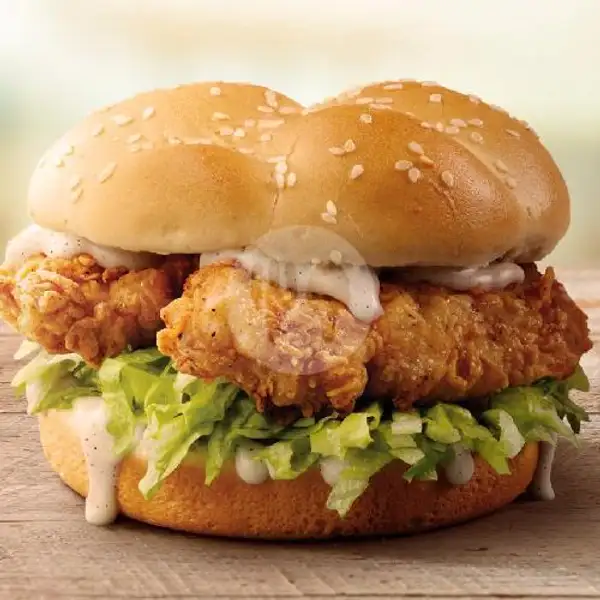 Aussie BBQ Chicken Burger | Mie Bangka99, Pamulang