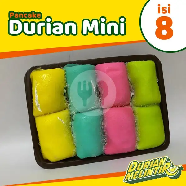 Pancake Durian Mini Isi 8 | Durian Melintir, Tamansari