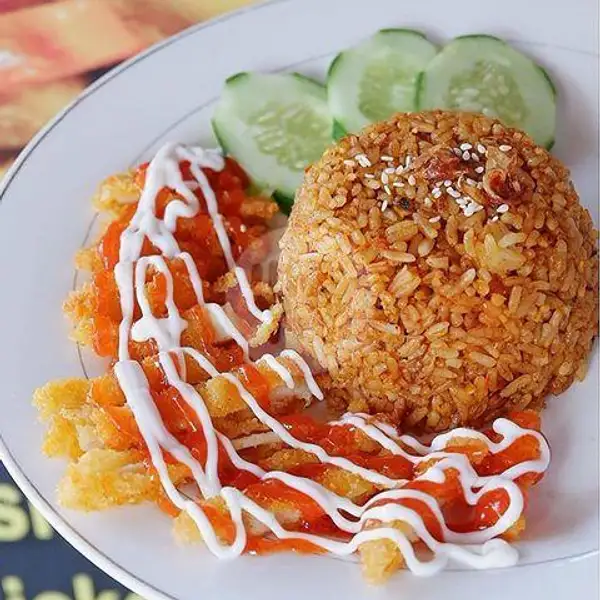 Nasi Goreng Chicken Katsu | STEAK & SOFT DRINK ALA R & T CHEF