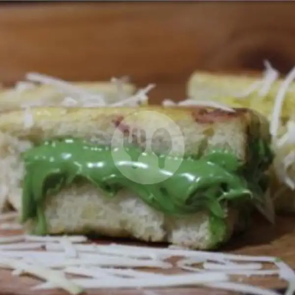 Roti Bakar Greentea Susu | Kedai Rambo, Cempaka Putih Barat