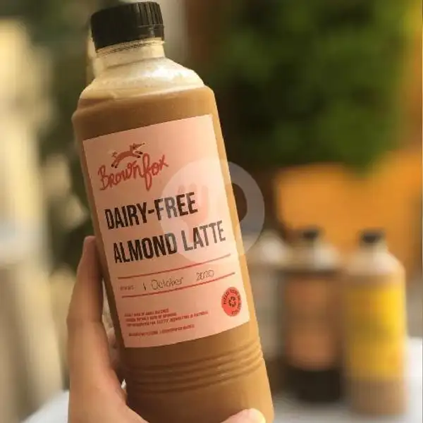 Dairy Free Almond Latte (500ml) | Brownfox Waffle & Coffee, Denpasar