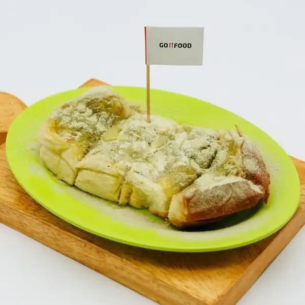 Roti Panggang Selai + Green Tea | Warkop 1899, Kebagusan