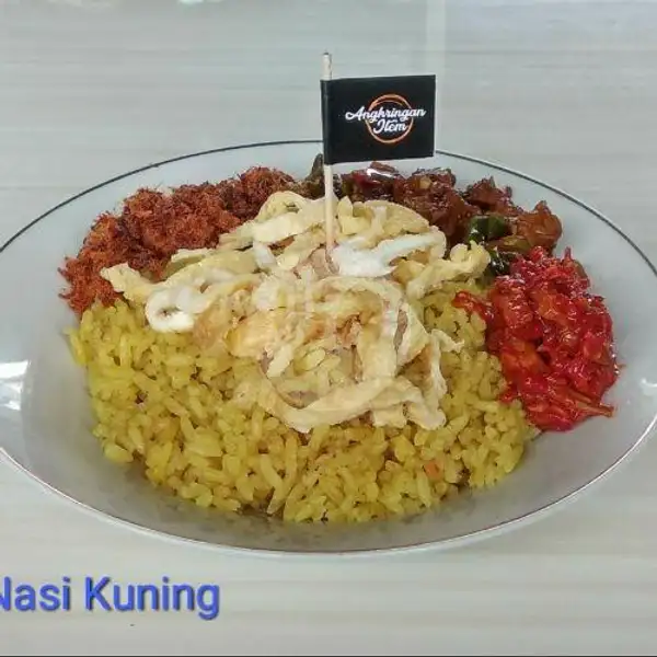 Nasi Kuning | Angkringan Item, Sewon