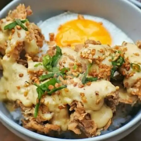 Rice Bowl Salted Egg Chicken | Nasa Mentai