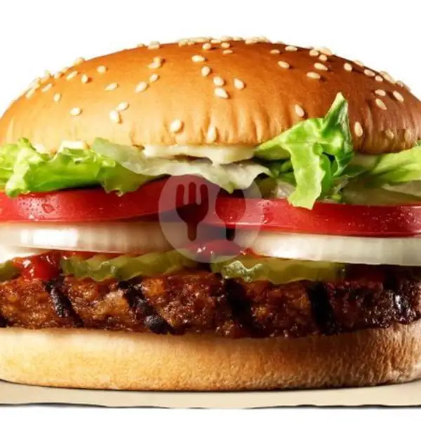 Burger Besar Biasa + Telur | Kebab Khadaffi