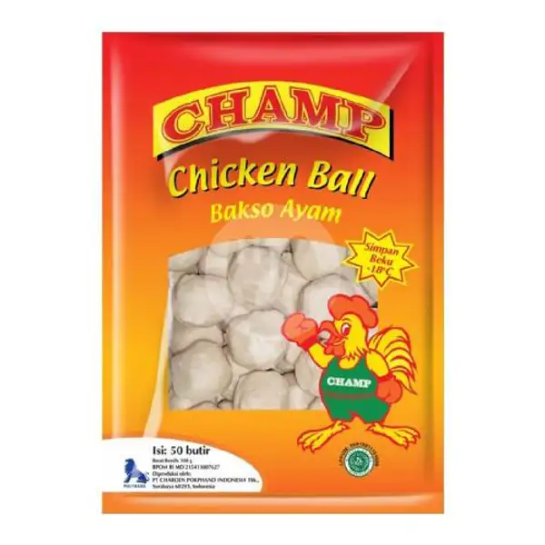 Champ Bakso Ayam 500gram | Bumba Frozen Food