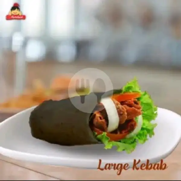 Large Kebab Black | Kebab Turki Aboebah,Pondok Terong