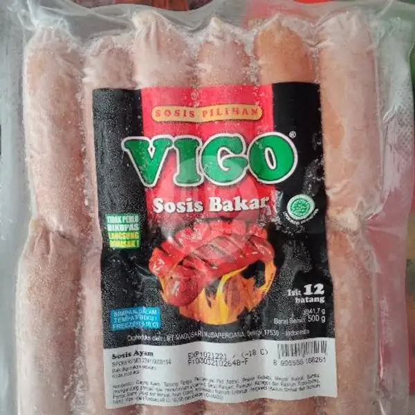 Vigo Sosis Bakar Ayam 500gr | Frozen Food Rico Parung Serab