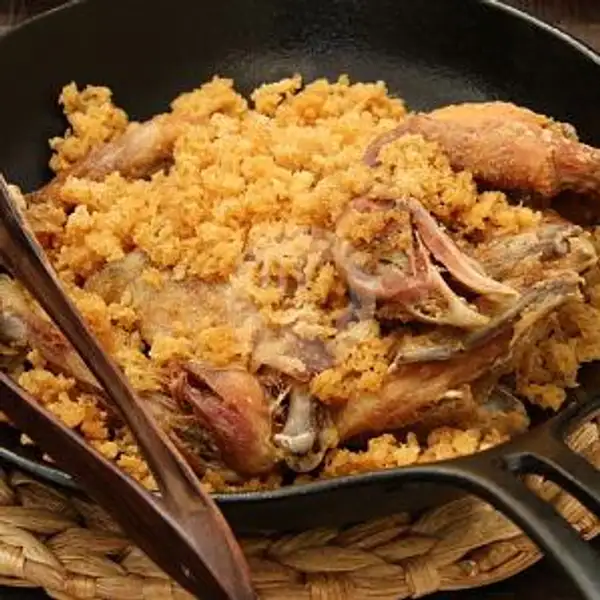 Ayam Sambal Pecak + Nasi | Hot Chicken Dinner, Pekanbaru