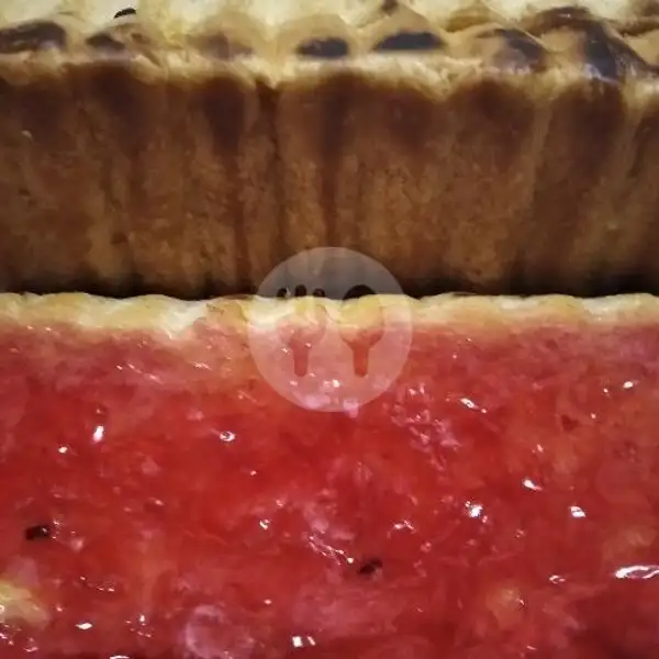 Roti Bakar Full Strawberry | Donat Kentang Petir