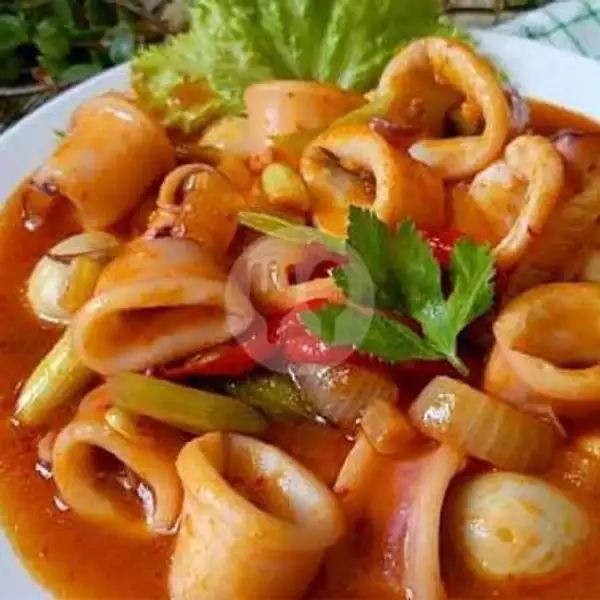 Cumi Saus Padang | Nasi Goreng Kedai Delizioso, Pondok Rajeg