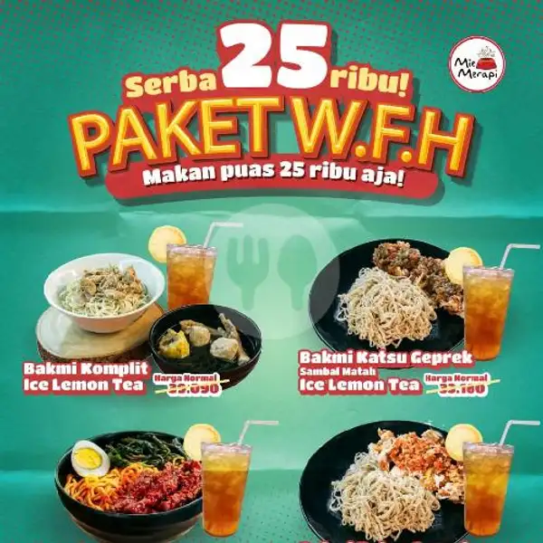 Promo WFH Mie Ceker + Ice Lemon Tea | Mie Merapi, Dipatiukur