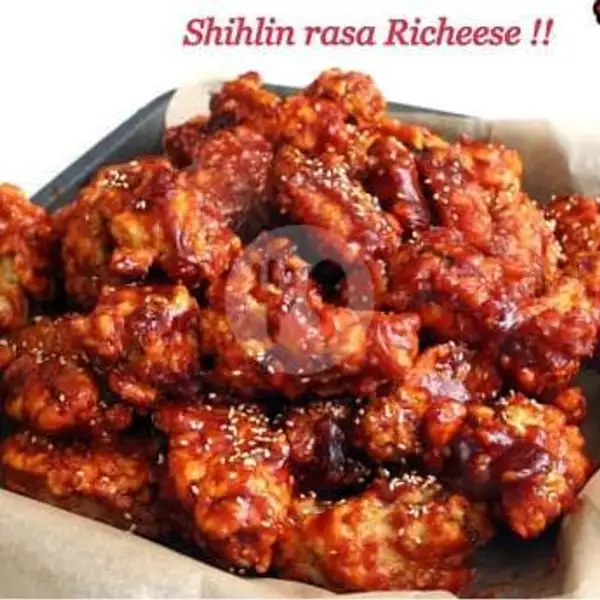 Rice / Noodle Box Chiken Shilin Bbq Pedas | Fa Ungaran, Gurita 3