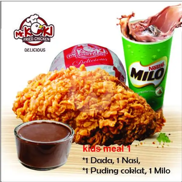 Kids Meal 1 | Mr Koki Fried Chicken, Bukit Kecil
