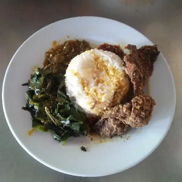 Nasi Paruh Sapi + Kuah + Sayur + Sambal | Masakan Padang Sari Raso Murah Meriah, Genteng Biru