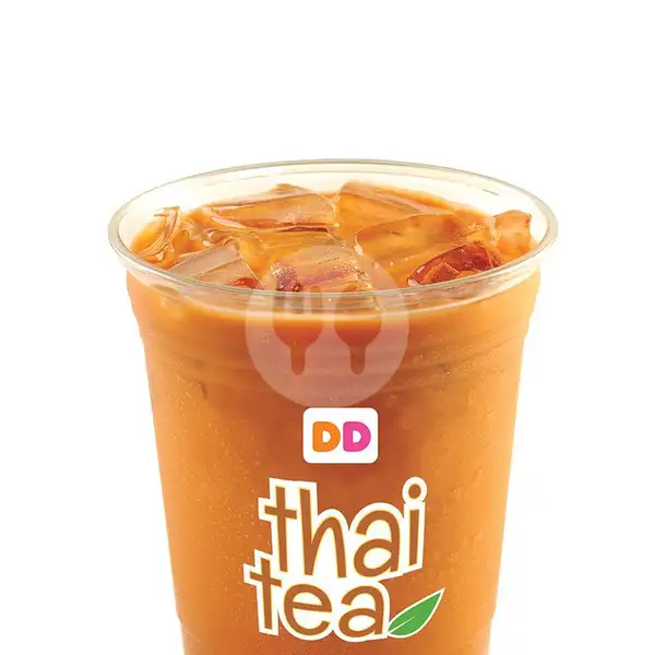 Iced Thai Tea (Ukuran L) | Dunkin' Donuts, Kedaton Lampung