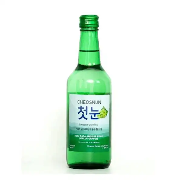 Cheosnun Soju Green Grape 360ml | Buka Botol Green Lake
