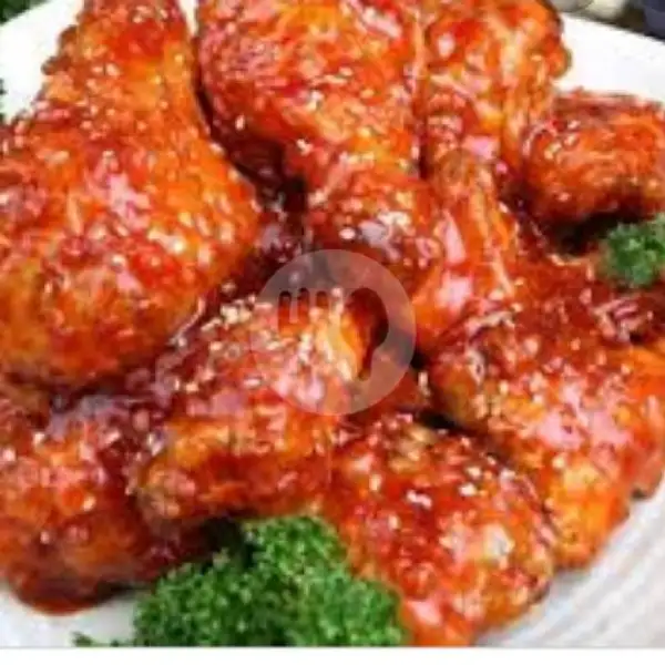 Chicken Saos Korea | Ayam Geprek Santuy Kupang Teba, Batu Gajah