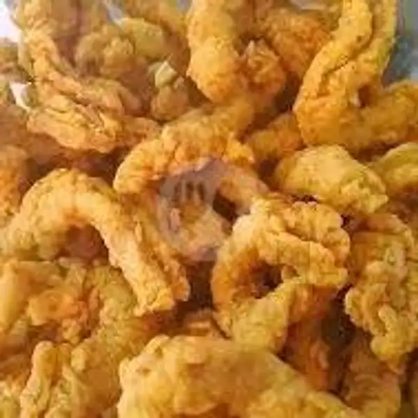 Usus Ayam Crispy + Sambal Lalapan | Ayam Geprek Farish, Tlogosari Kulon