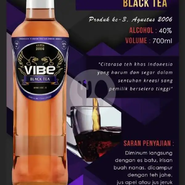 Vibe Black Tea 700 Ml + Free Schweppes Tonic N Kacang Kulit Garuda | Arnes Beer Snack Anggur & Soju
