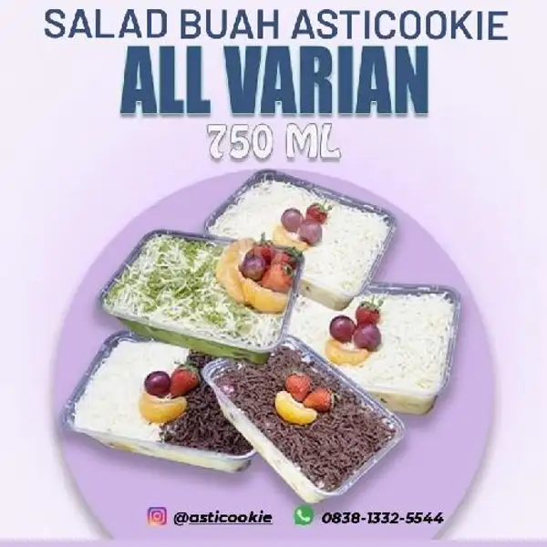 Paket Hemat 750ml Salad Buah Asti Cookie | Asticookie, Kerja Bakti