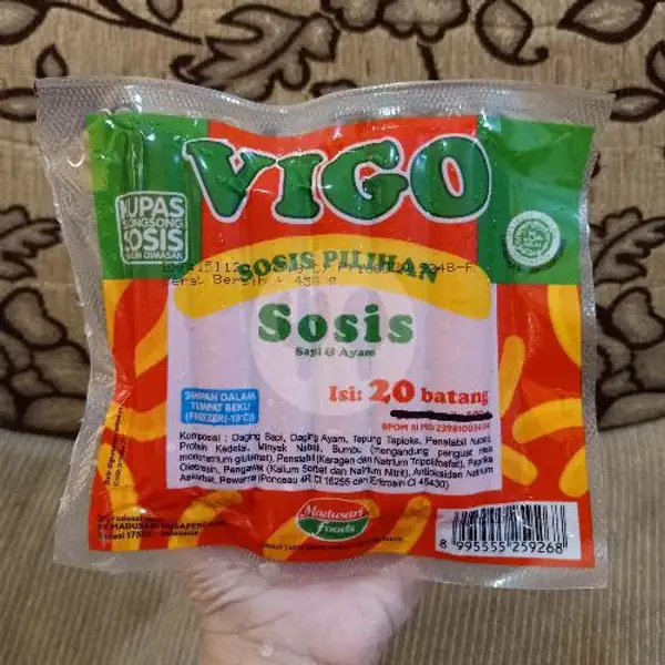VIGO Sosis Sapi 500gr 20pcs | Frozen Food Valencia, Gedangan