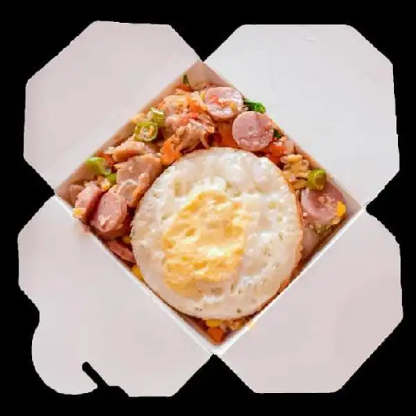 Rice Mix MakBun Egg | Rumah Makan Mekar Sari, Cilacap Tengah