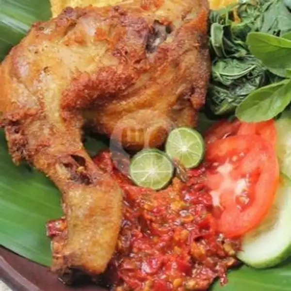 Ayam Penyet + Nasi | Ikan Bakar Dan Ayam Bakar Cabang Seraya, Bengkong