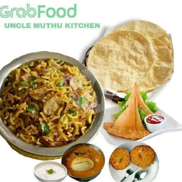 Nasi Briyani/Kebuli Jamur (Mr) | Uncle Muthu Kitchen, Sesetan