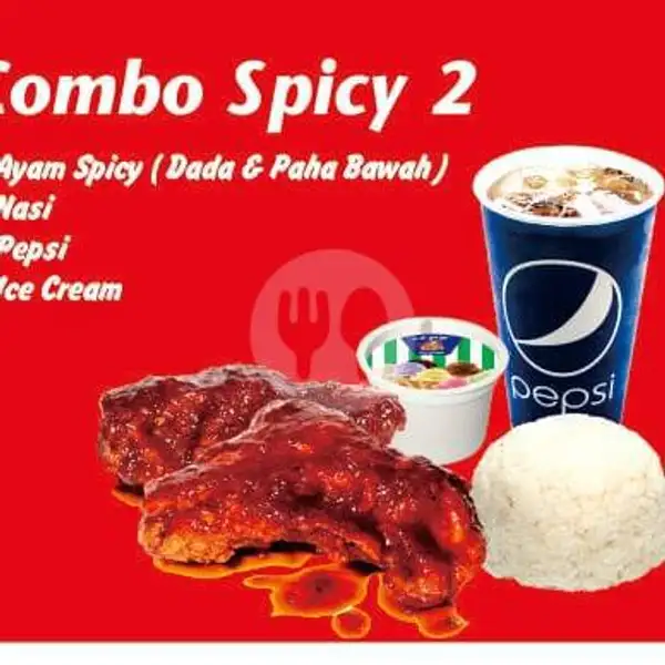 Combo Spicy 2 | Ayam Penyet Jakarta, Dr Mansyur