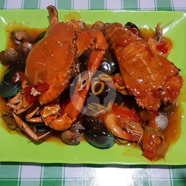 mix 3 (kepiting,lobster,cumi,udang,kerang)level 0-3 | Incess Crab Manahan, Gentan