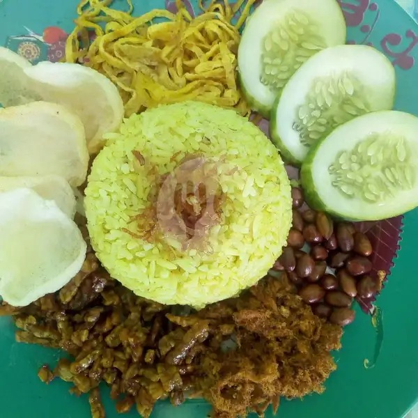 Nasi Kuning Lengkap | Nasi Kuning Dan Opor Ayam, Kemuning