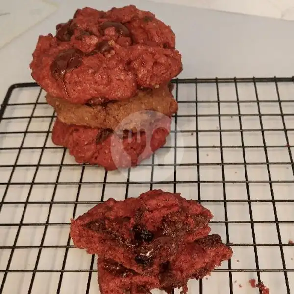 Cookies Chocolate Dan Red Velvet 3pcs | Donuts House