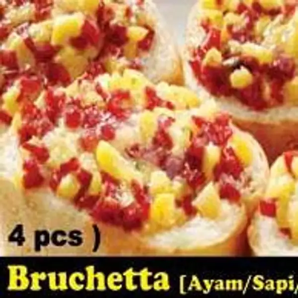 Bruchetta (Beef) (4pcs) | Sicilian Pizza, Tiara Dewata Supermarket