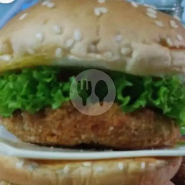 Chicken Burger | Takoyaki Afreenshop, Kalibata