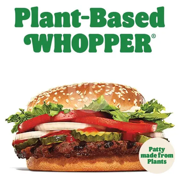 Plant-Based Whopper A la Carte | Burger King, Hayam Wuruk