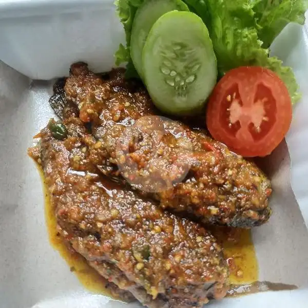 Cobek Ikan Sepat (paket) | Ayam Goreng Sambal Pete Husna, Cimanggah